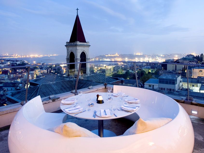 Terraza Restaurante 360 en Estambul