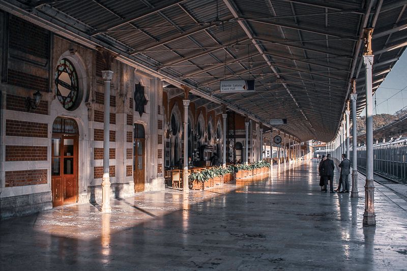 Estación de tren Orient Express en Estambul
