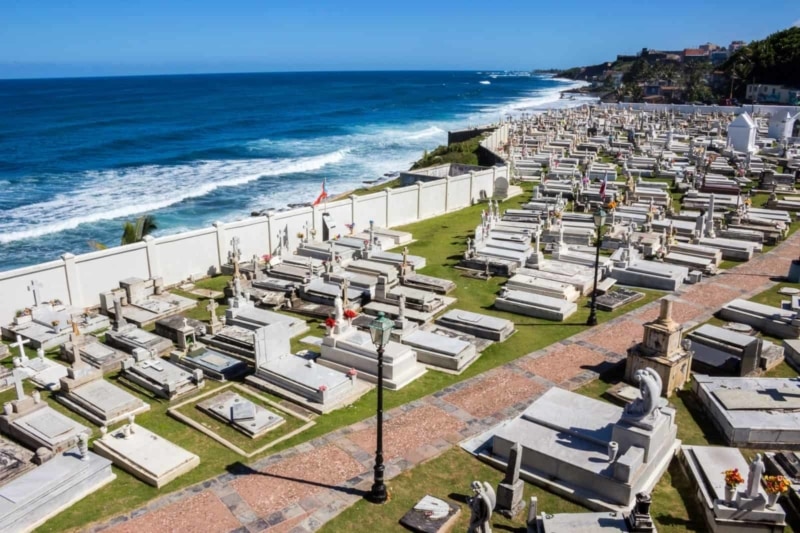 Cementerio de San Juan en Puerto Rico