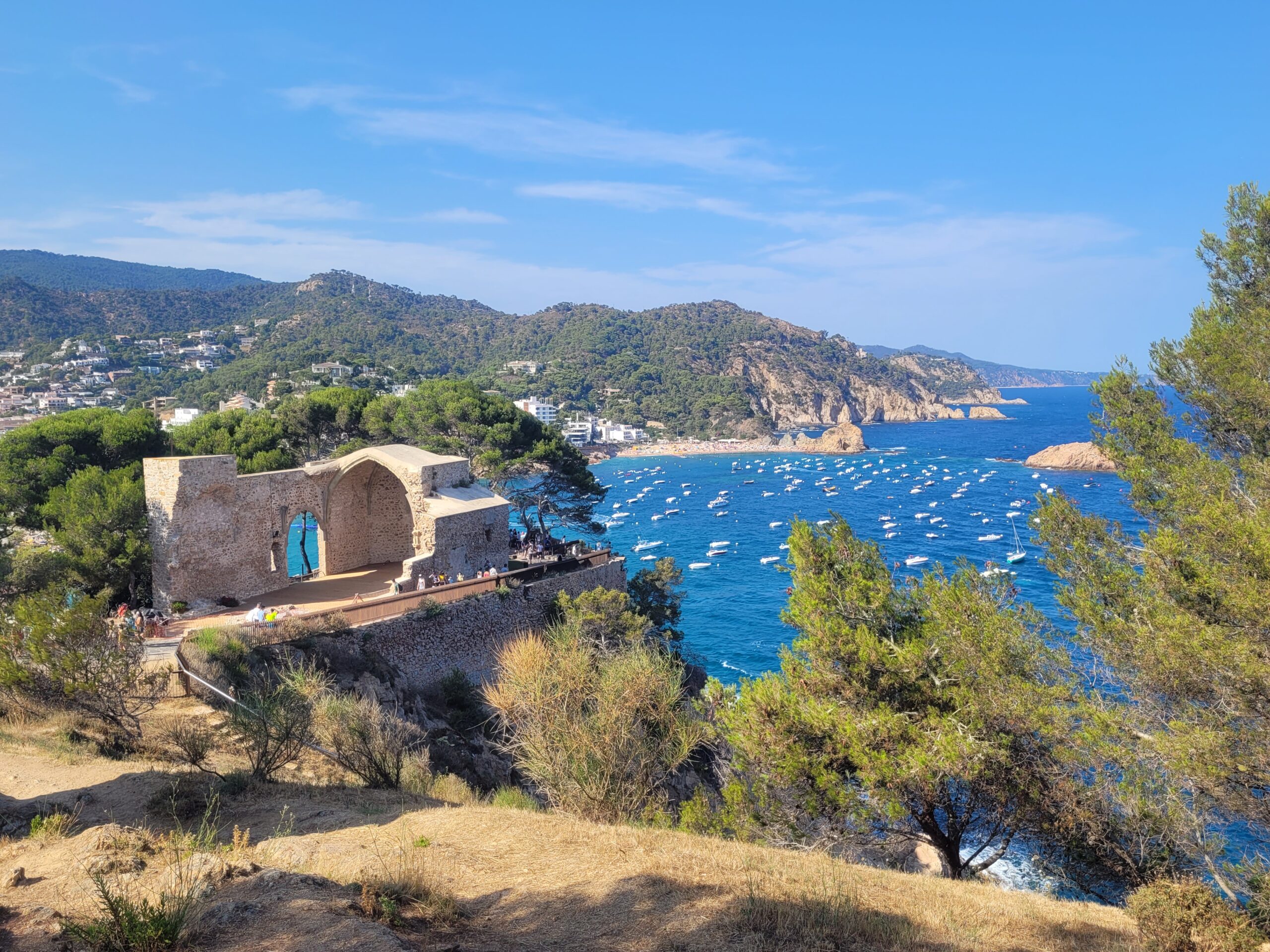 Vistas desde el Castillo de Tossa