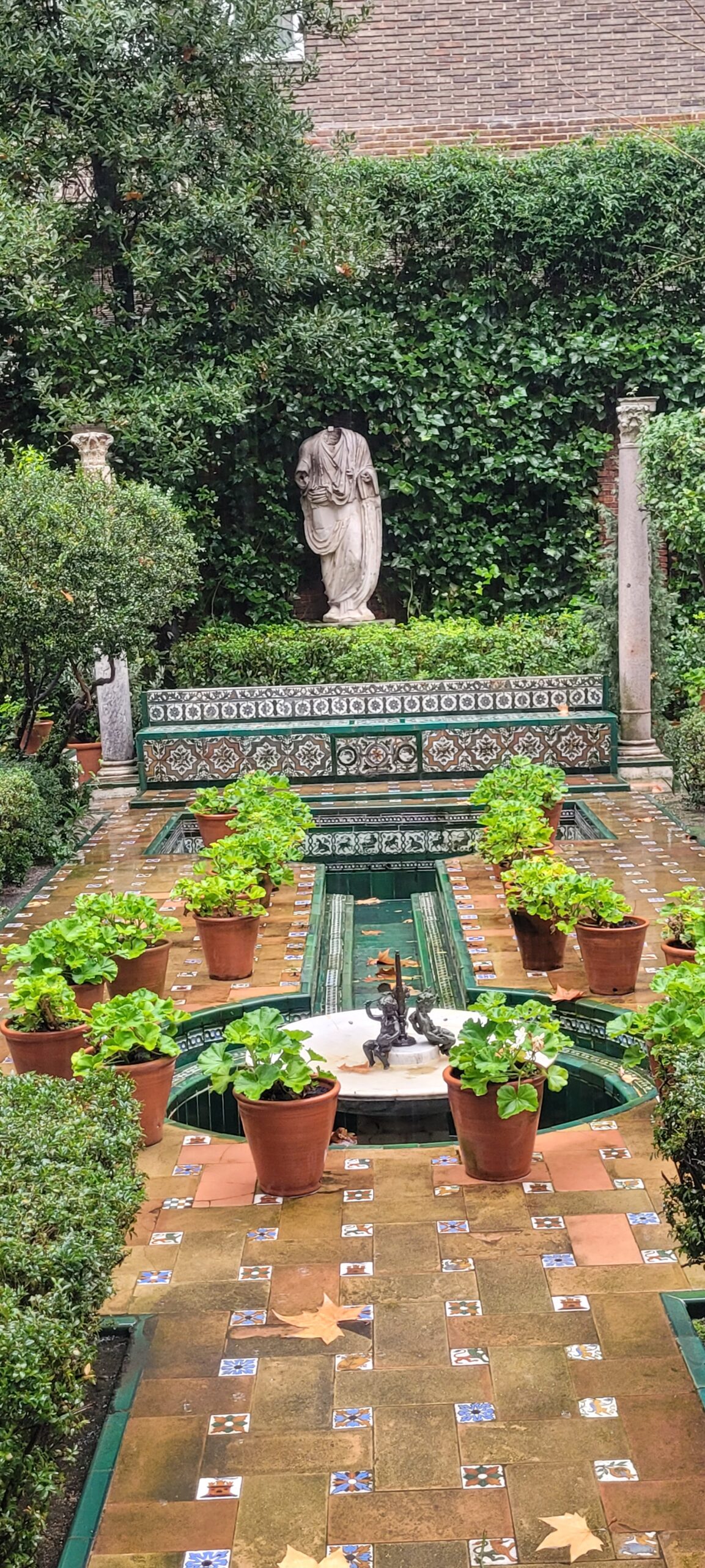 Jardín de Sorolla en Madrid
